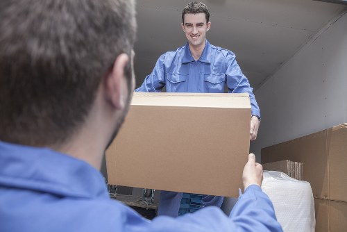 Removal team helping with a home move in Croydon