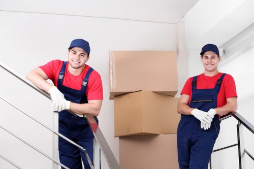 Packing and furniture handling during a local move