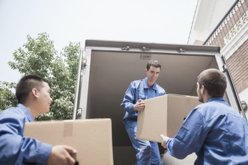 Local furniture removal team handling access challenges in Croydon