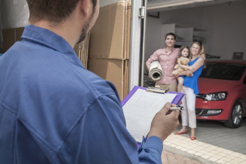 Local Croydon van service helping with a flat move