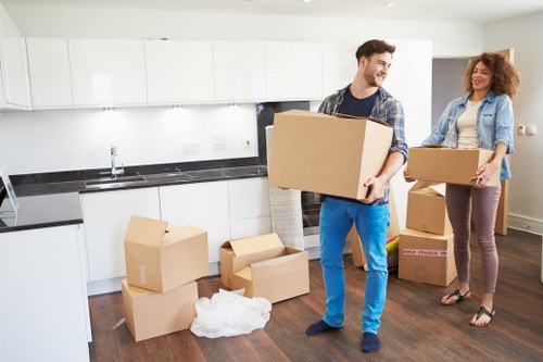 Careful furniture handling during a Croydon house removal