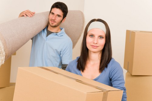 Commercial office move in a Croydon business district
