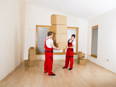 Commercial movers relocating office equipment in Croydon