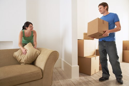 Unpacking service helping set up a new Croydon home